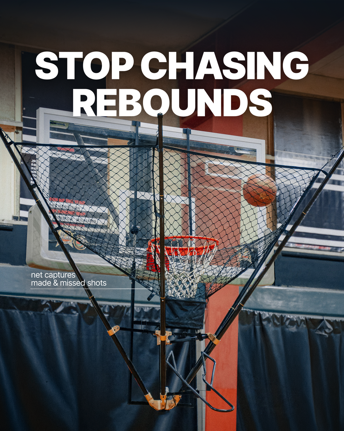 GRIND Gx Shot Trainer | Portable Basketball Rebounder