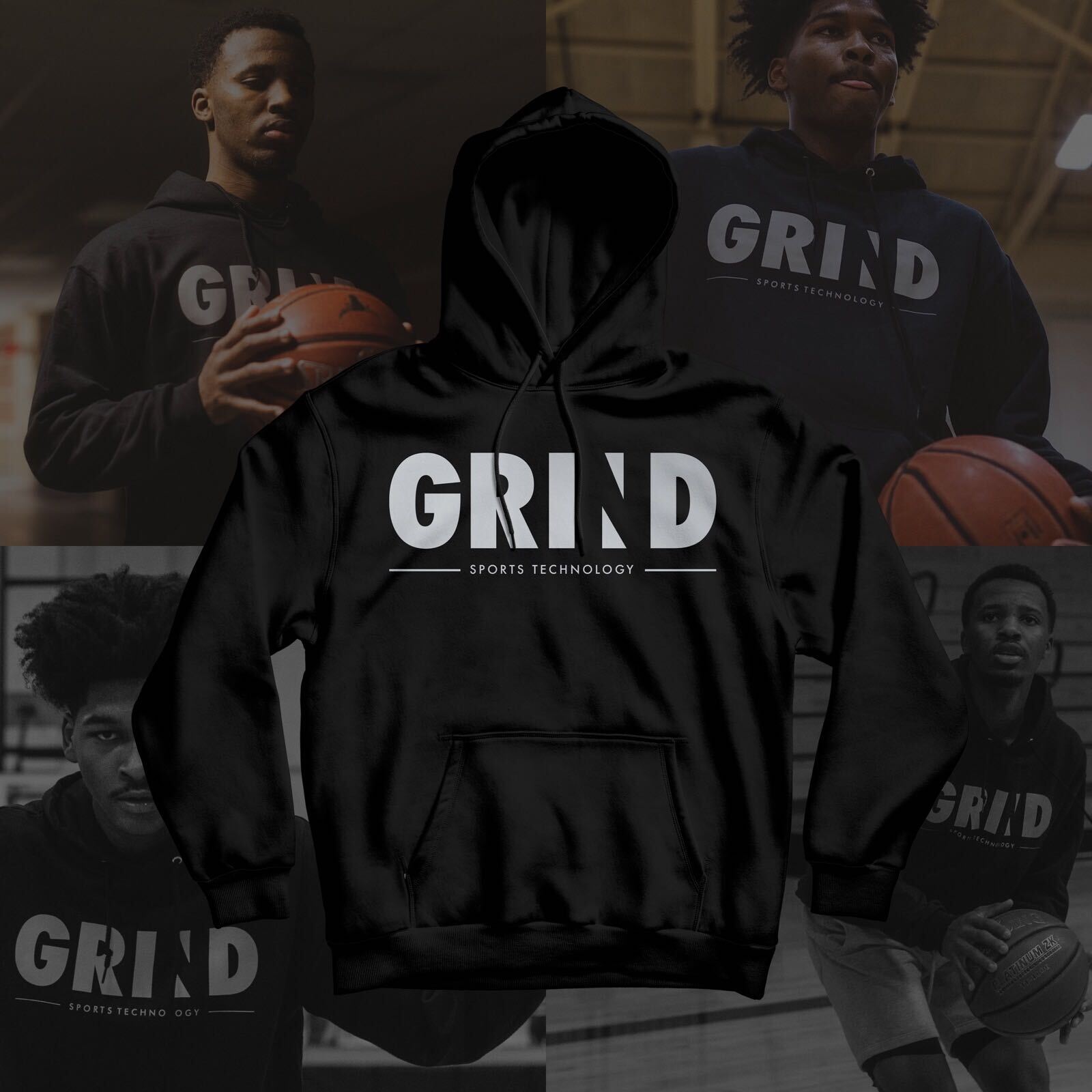 Sudadera con capucha reflectante