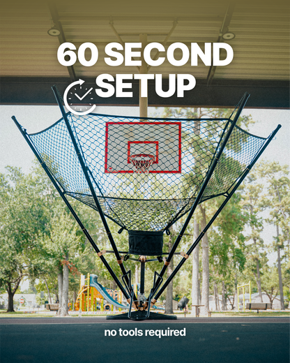 GRIND Gx Shot Trainer | Portable Basketball Rebounder