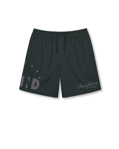 "MESH SHORTS"   -BLACK