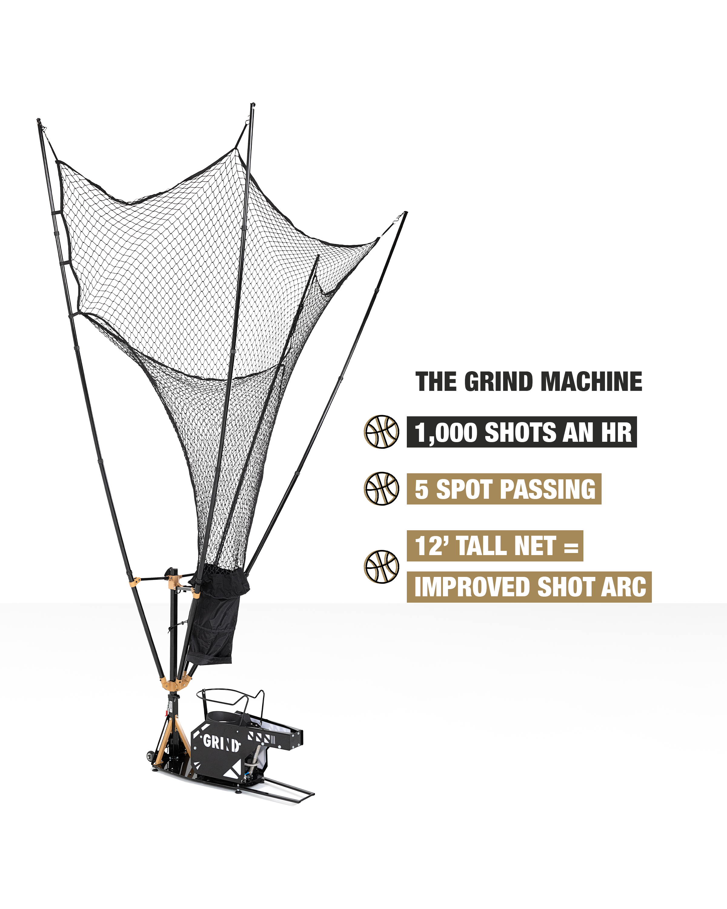 GRIND | Portable Basketball Shooting Machine – GRINDBasketball