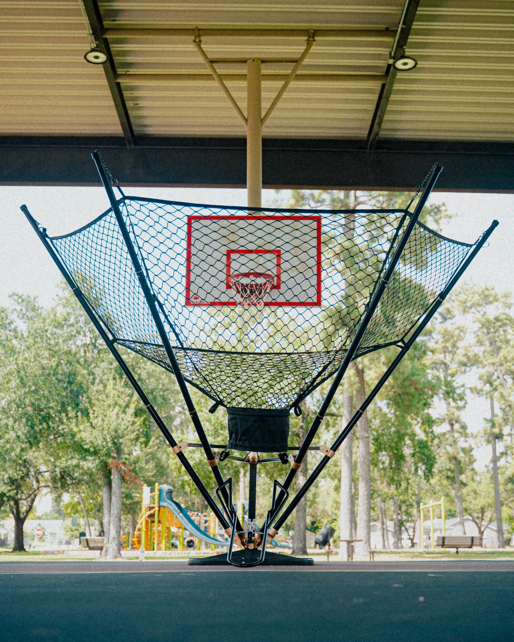 GRIND Gx on an outdoor park hoop — at-home training starts here